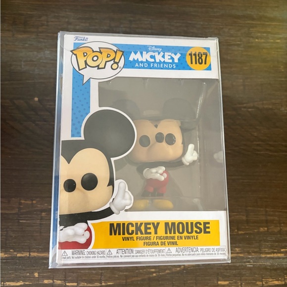 Funko Other - Funko Mickey and Friends Collectible Display Card – Blue, Yellow, Black, Red